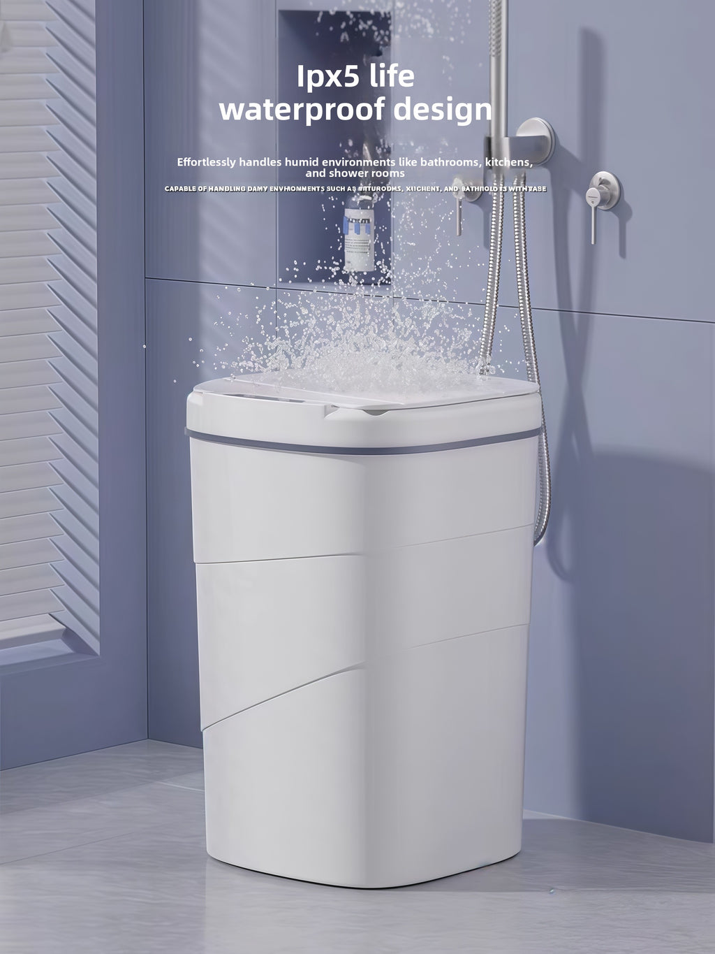Smart Sensor Trash Can Automatic Lid Large Capacity Kitchen Bathroom