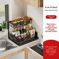 Pull-out Kitchen Countertop Storage Organizer Rack