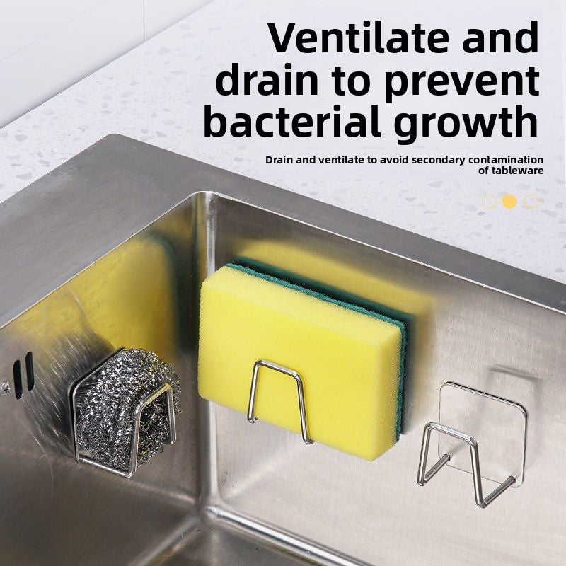 Multifunctional Stainless Steel Sink Organizer Rack