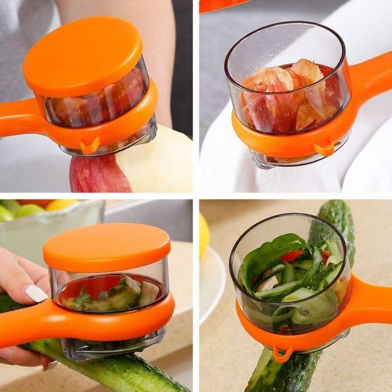 Multifunctional Storage Vegetable Peeler with Collection Box